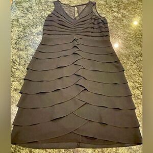 🔥🖤Stunning SEXY little black dress size 14 designer Scarlett Nite. SHOWSTOPPER